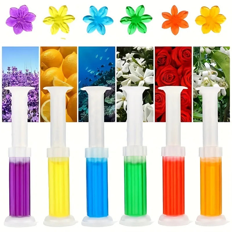 Flower Shaped Toilet Bowl Cleaner Gel