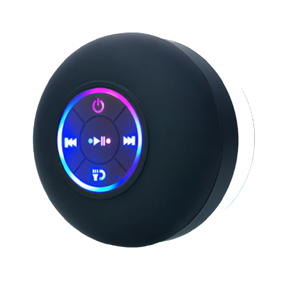 Portable Wireless Bluetooth Speaker with LED Light Water Resistant