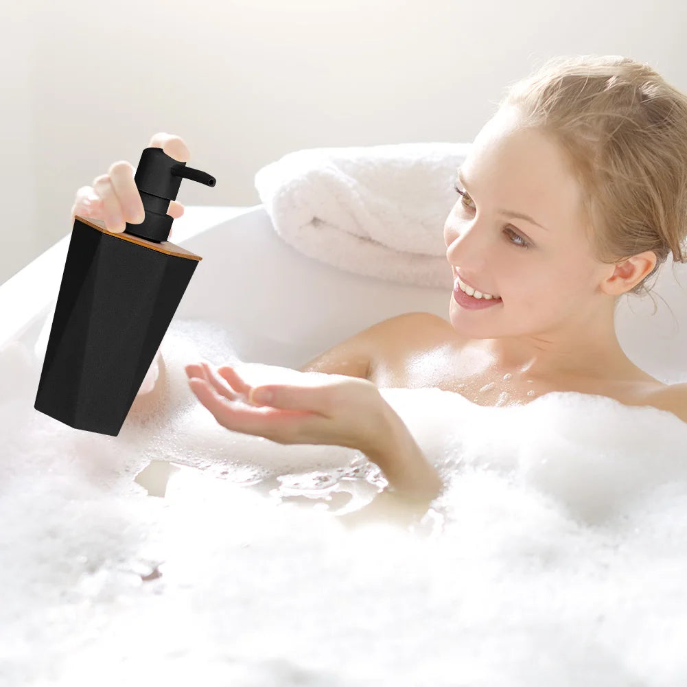 8Pcs Bathroom Set with Cup Holder Dish Dispenser Bin Brush Bathroom Accessories with Soap Dish Dispenser Trash Can Toilet Brush
