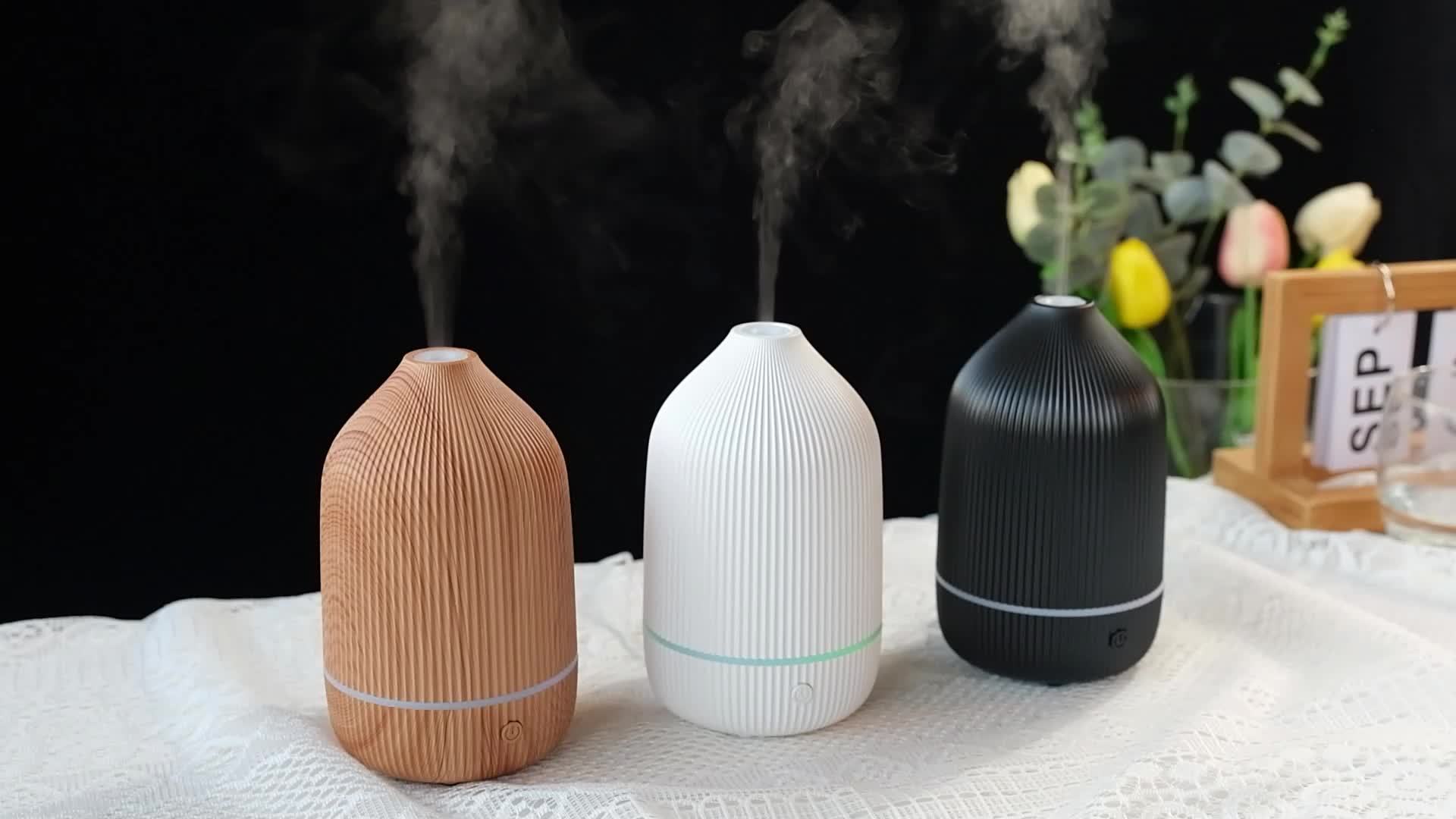 Aroma Humidifier & Essential Oil Diffuser, 2-in-1, Soundwave Technology Aroma Diffuser, Auto Shut-Off, 7-color, Quiet Humidifier for Home Office Desktop Bedroom, Portable, USB Powered, Holiday Gift.