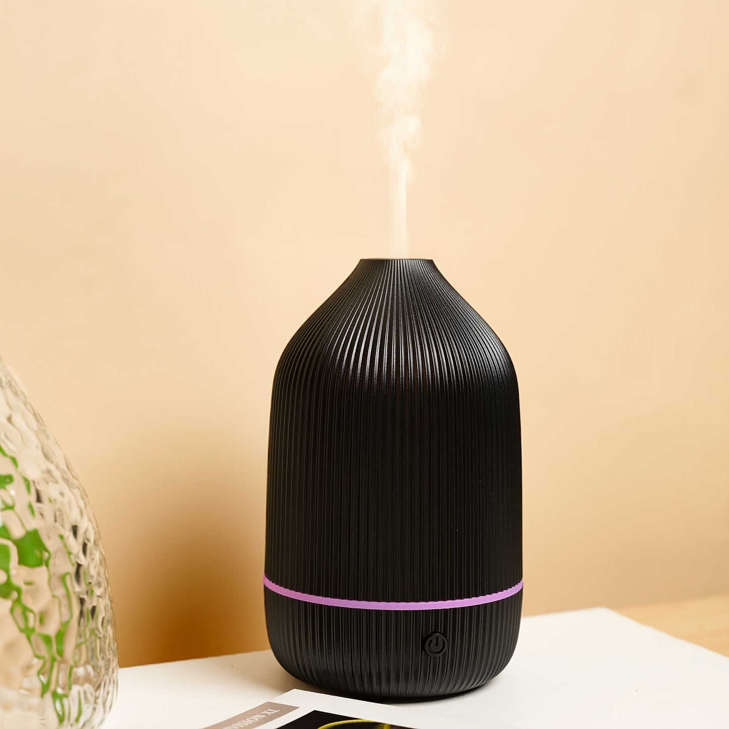 Aroma Humidifier & Essential Oil Diffuser, 2-in-1, Soundwave Technology Aroma Diffuser, Auto Shut-Off, 7-color, Quiet Humidifier for Home Office Desktop Bedroom, Portable, USB Powered, Holiday Gift.