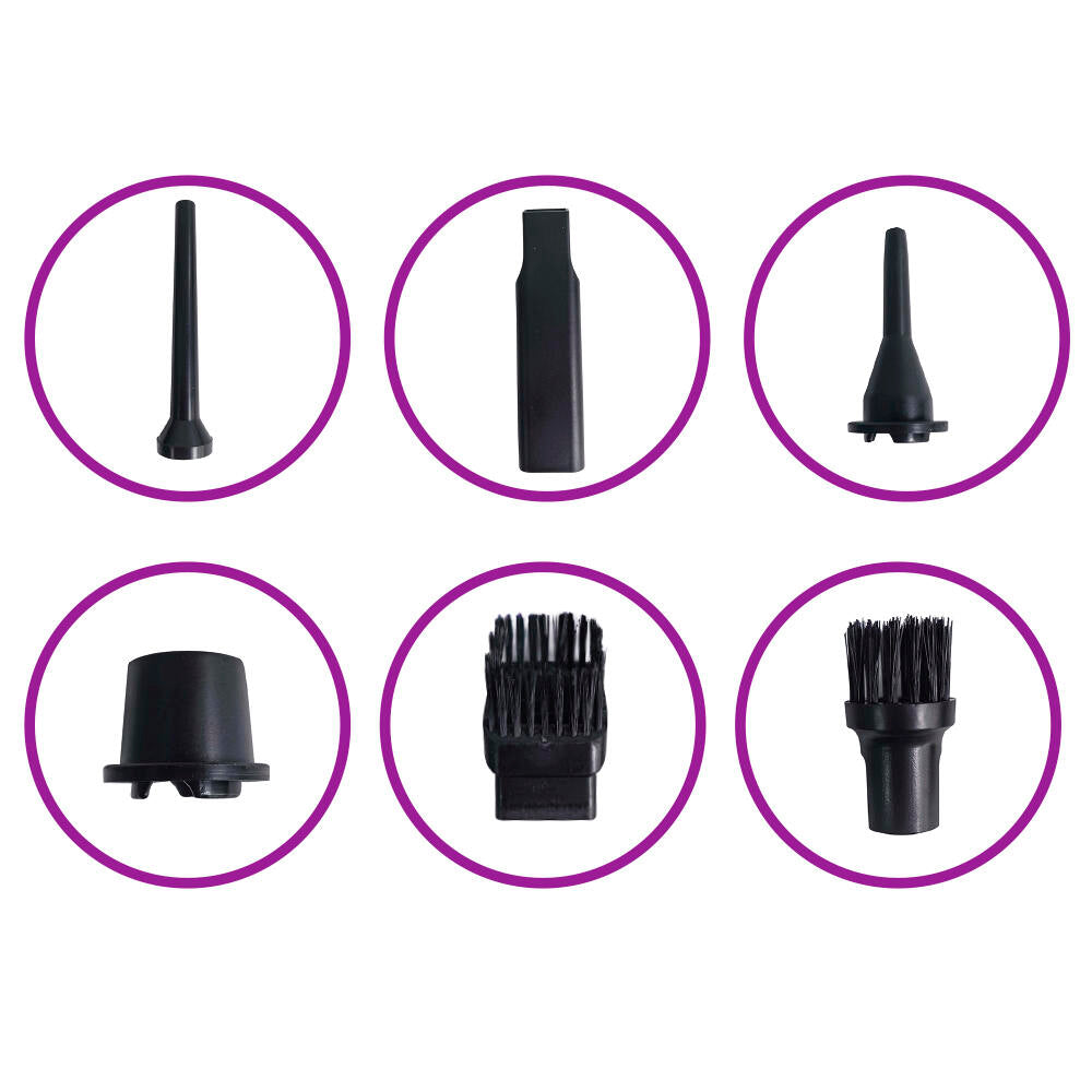 Aspirador de Mano Inalámbrico 4 en 1 con Soplador y Compresor, USB, para Hogar y Coche