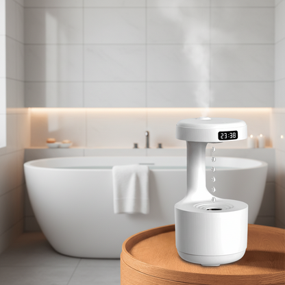 Compact LED Display Humidifier for Any Room
