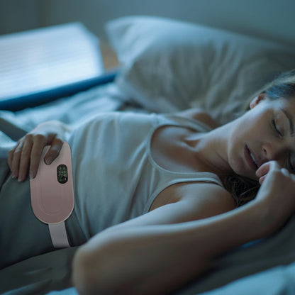 Vibrating Massager with Heating for Relief of Menstrual Cramps