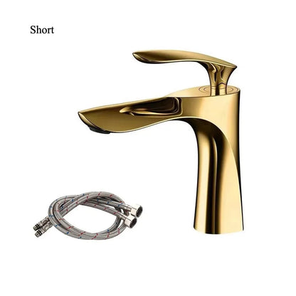 Golden Maple Leaf Basin Faucet - Aura Banho