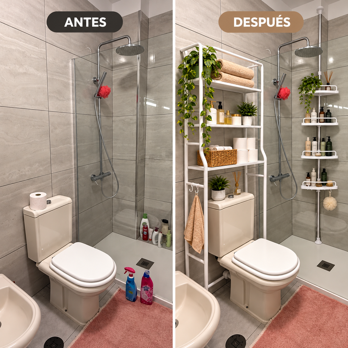Combo Baño Organizado AURA