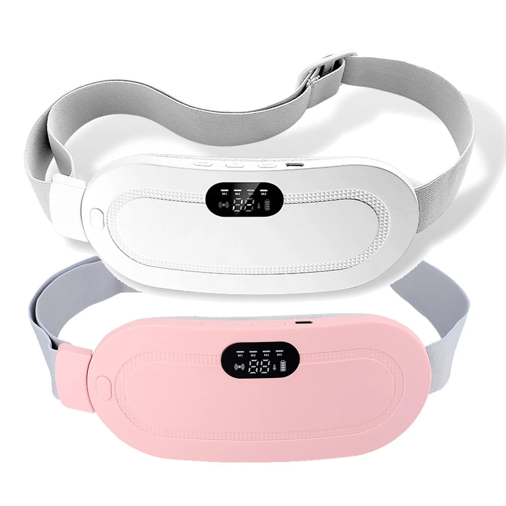 Vibrating Massager with Heating for Relief of Menstrual Cramps