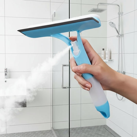 Multifunctional Bathroom Cleaning Brush With Spray Bottle