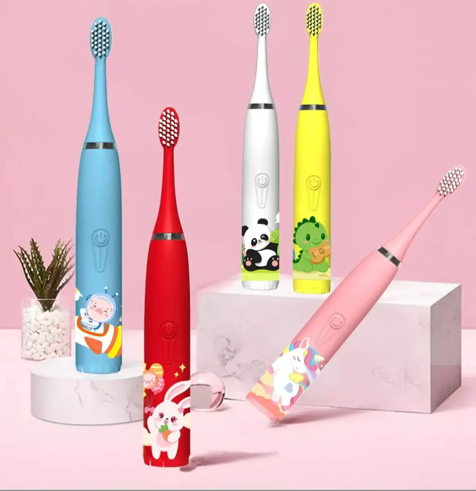 Children Electric Toothbrush Cartoon Kids