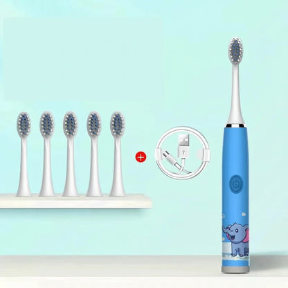 Children Electric Toothbrush Cartoon Kids