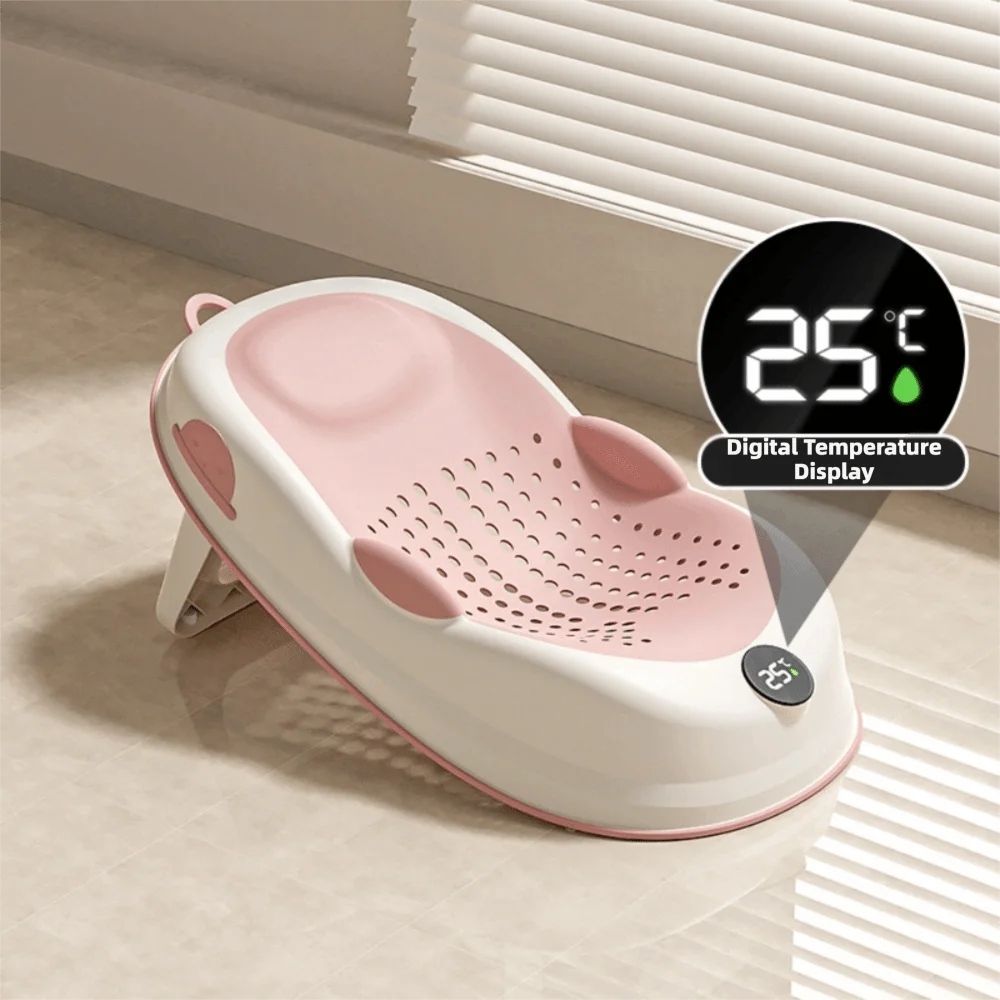 Baby Bath Support with Temperature Gauge