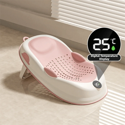 Baby Bath Support with Temperature Gauge