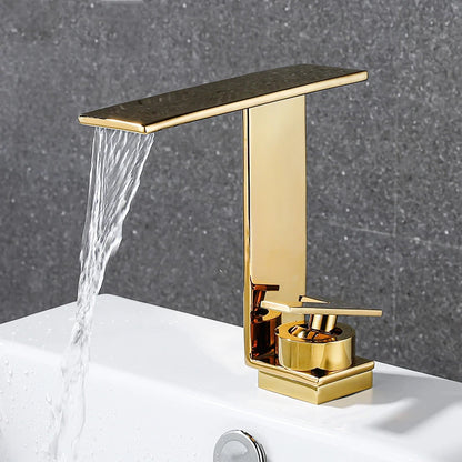 Elegant Waterfall Basin Mixer Tap - Aura Banho