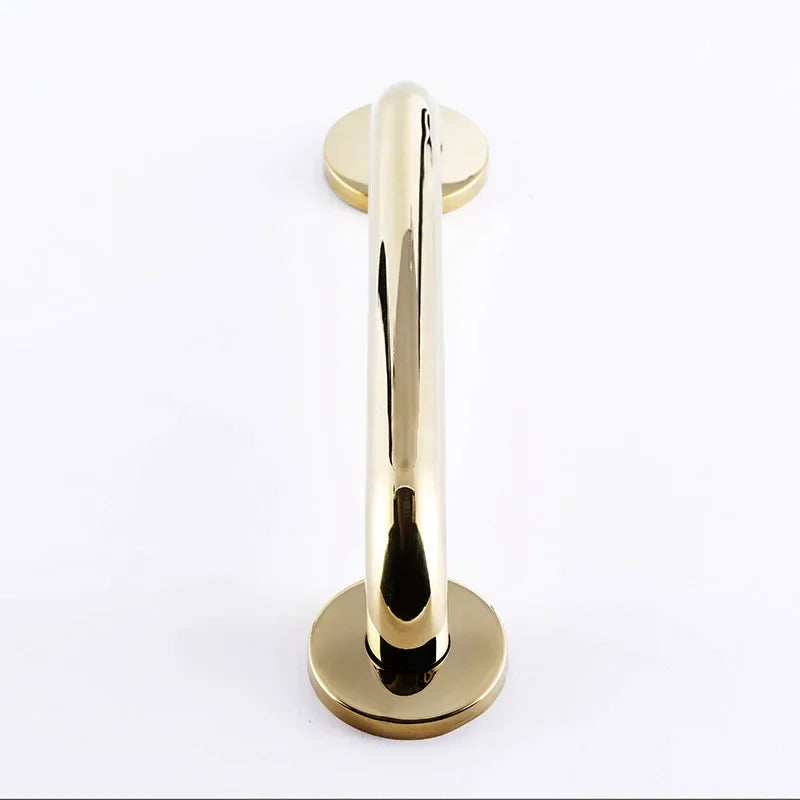 30/40/50cm banheira do banheiro corrimão latão acabamento dourado barra de apoio chuveiro suporte segurança alça toalheiro
