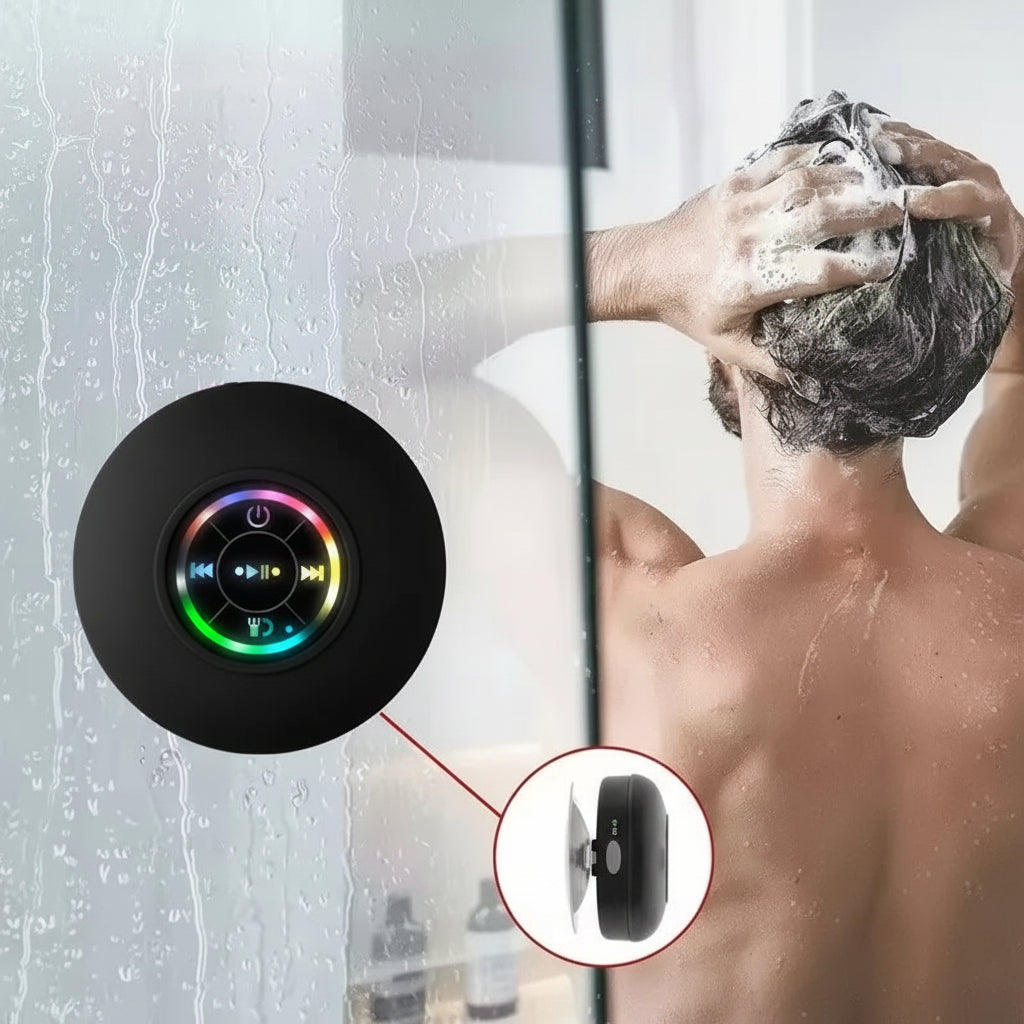 Portable Wireless Bluetooth Speaker with LED Light Water Resistant