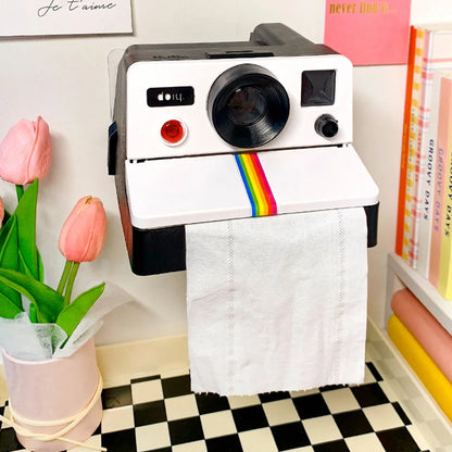 Tissue Box Shaped like a Retro Movie Camera