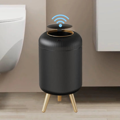 Bathroom Trash Can With Motion Sensor