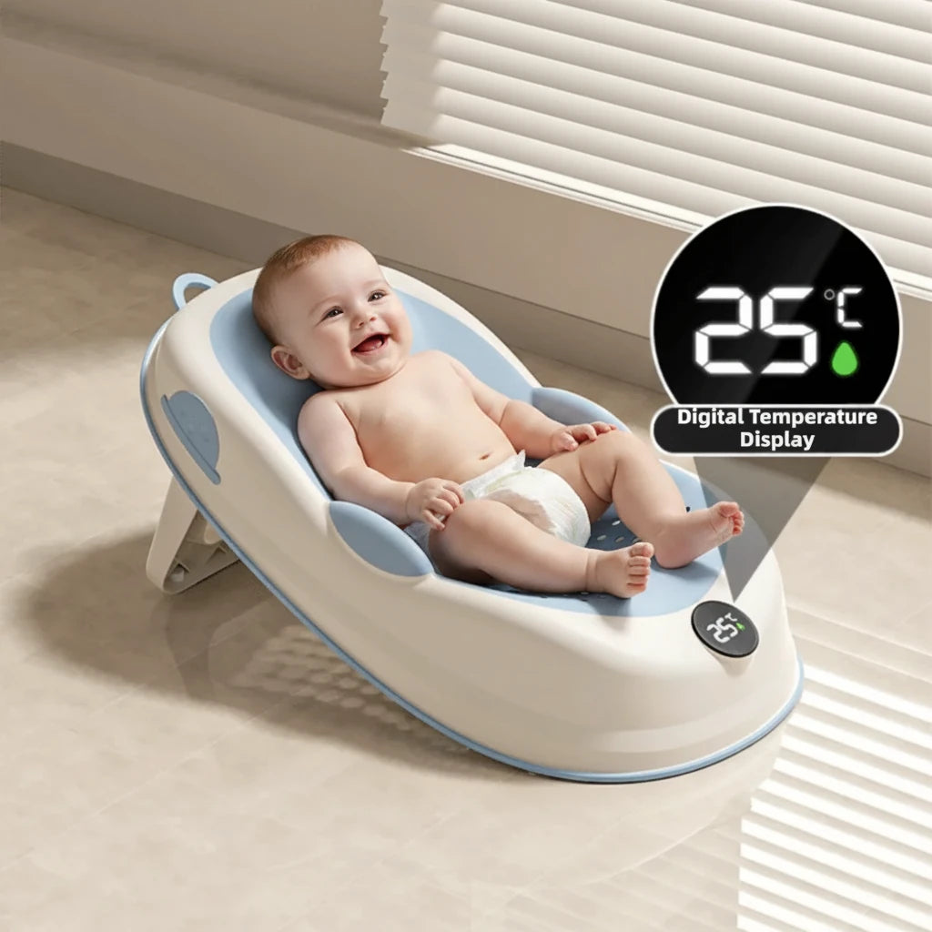 Baby Bath Support with Temperature Gauge
