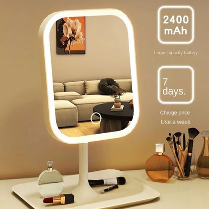 Mirror with LED Light for Makeup and Skin Care