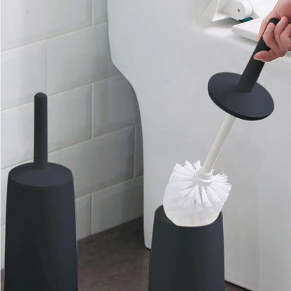 Deluxe Toilet Brush Set Extra-Long Handle Flexible Head No Dead Corner Design Effective Bathroom Cleaning Brush Cleaning Supplie