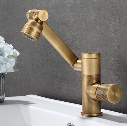 Smart LED Brass Bathroom Faucet with Digital Display