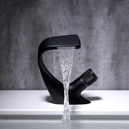 Elegant Waterfall Faucet - Stainless Steel Masterpiece