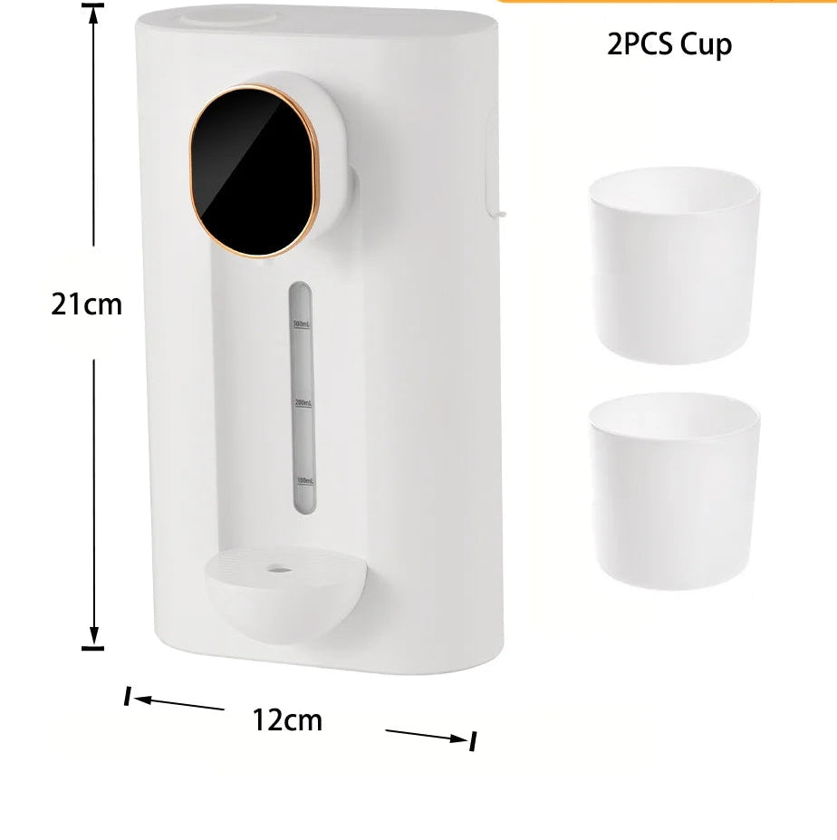 Smart Mouthwash Dispenser With Magnetic Cup