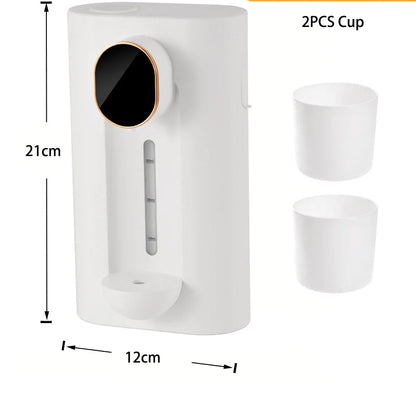 Smart Mouthwash Dispenser With Magnetic Cup