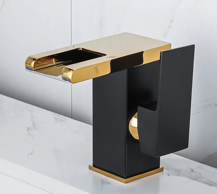 Aura Banho LED Waterfall Basin Mixer Faucet