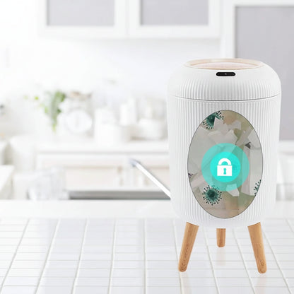 Bathroom Trash Can With Motion Sensor