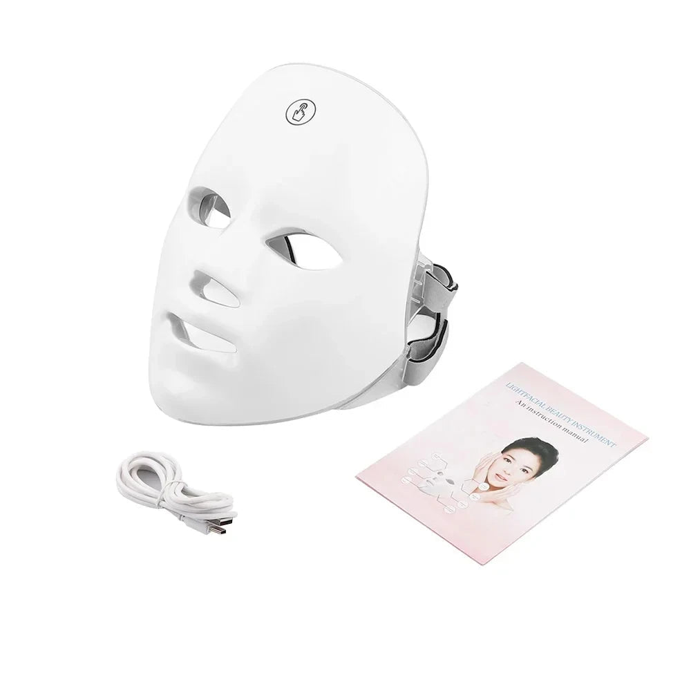 LumiGlow 7-Color LED Facial Mask