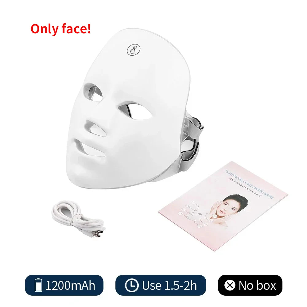 LumiGlow 7-Color LED Facial Mask