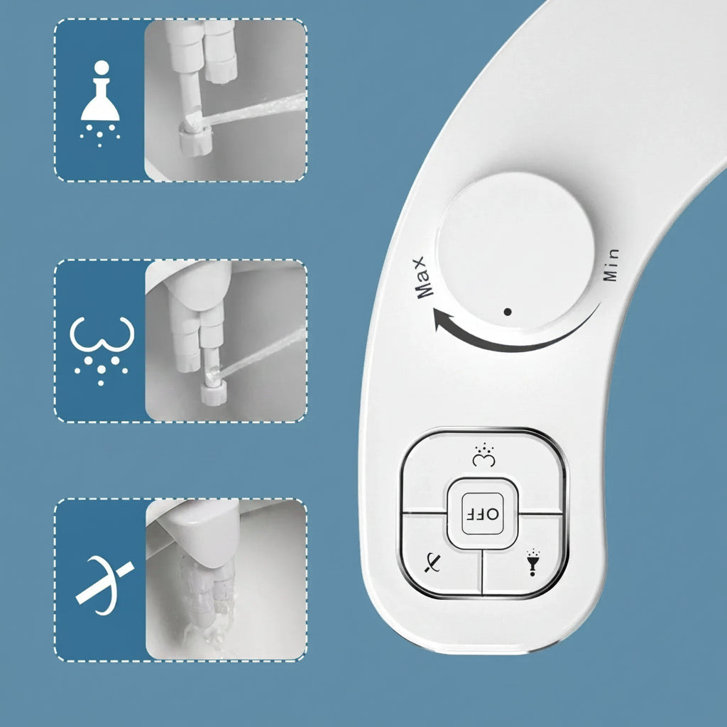 Non-Electric Bidet for Toilet Seat