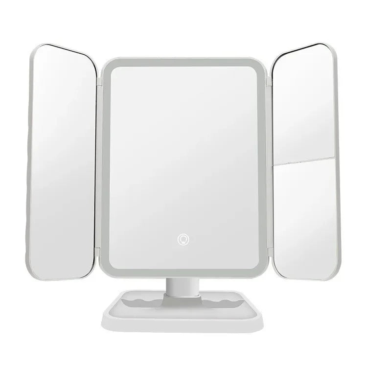 Trifold Makeup Mirror Led Lights makeup & Skin Care