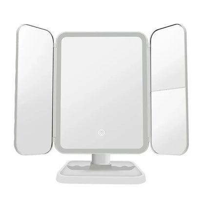 Trifold Makeup Mirror Led Lights makeup & Skin Care
