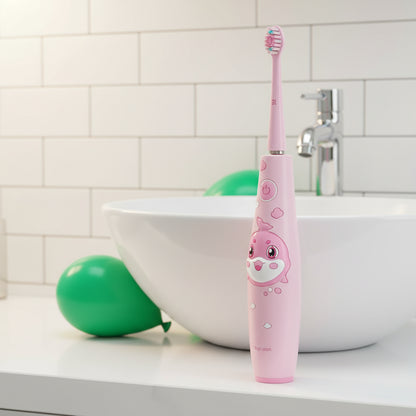 Seago Kids Electric Toothbrush With Colorful Dolphin Design
