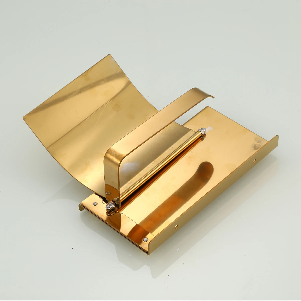 1 suporte de rolo de papel de aço inoxidável, suporte de tecido móvel, rack de armazenamento de banheiro de hotel, suporte de papel higiênico de hardware de banheiro, t