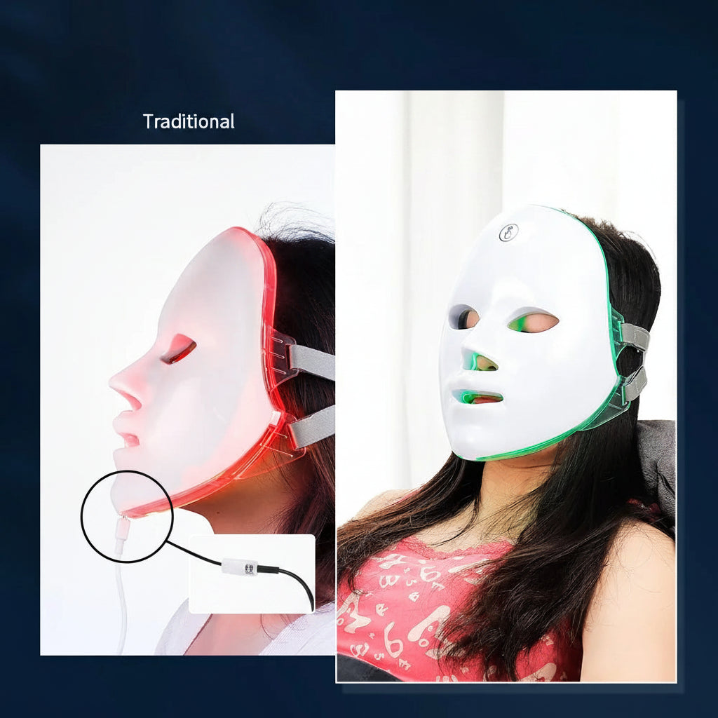 LumiGlow 7-Color LED Facial Mask