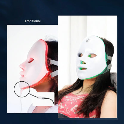 LumiGlow 7-Color LED Facial Mask