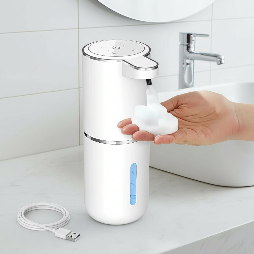 Touchless USB Rechargeable Soap Dispenser - Aura Banho
