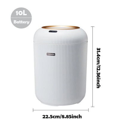Bathroom Trash Can With Motion Sensor