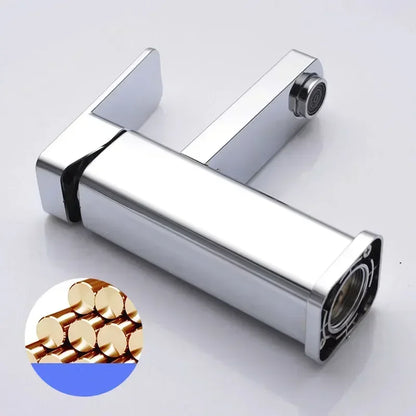 Bathroom Basin Faucet Stainless Steel Single Handle Hot and Cold Gold Mixing Tap  Household Modern Toilet Simple Tap Accessories
