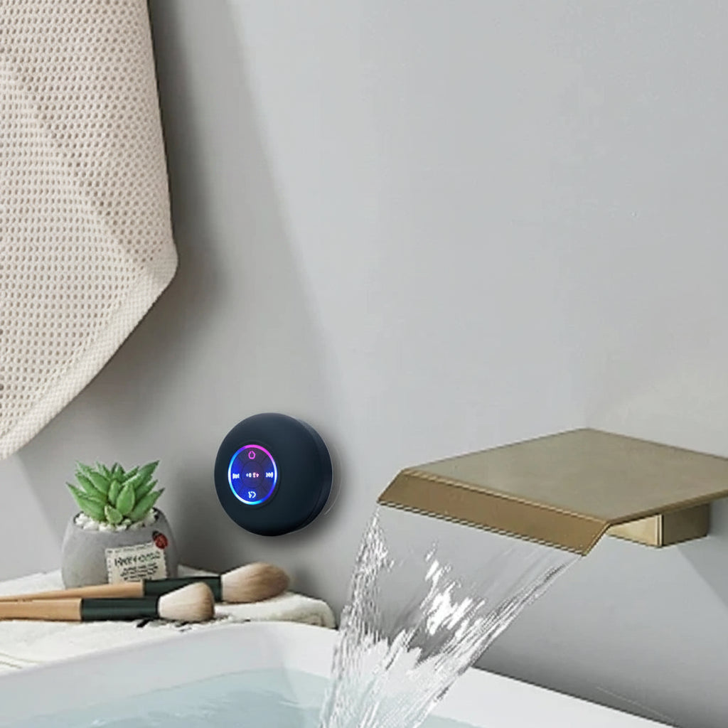 Portable Wireless Bluetooth Speaker with LED Light Water Resistant