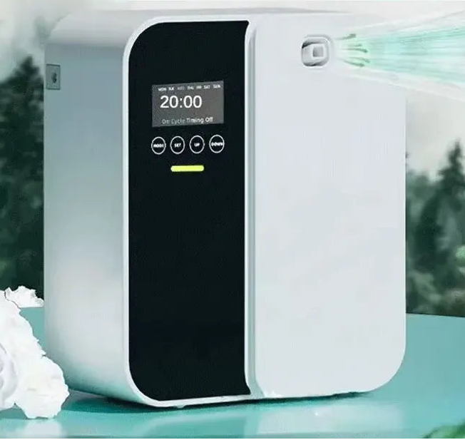 Aroma Diffuser Machine Wall Mounted Waterless Diffuser for Large Room Bluetooth Essential Oil Diffuser Electric Smell for Home