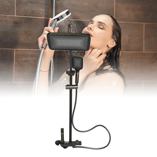 Shower Head Set Shower Head Set with Handle Bathroom Rainfall System Wall Mounted Fixtures Rain Shower Complete Combo