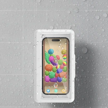 Waterproof and Anti-Fog Fixed Phone Case for the Bathroom