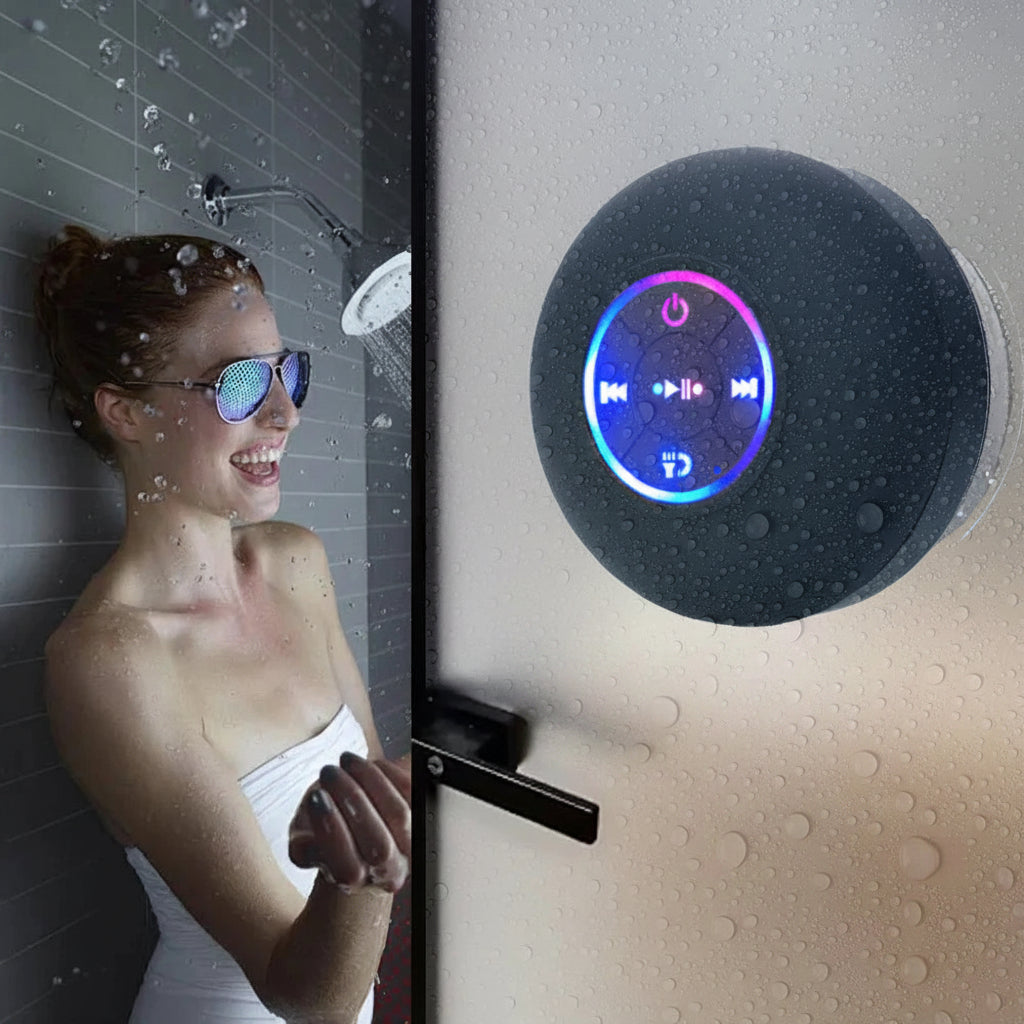 Portable Wireless Bluetooth Speaker with LED Light Water Resistant