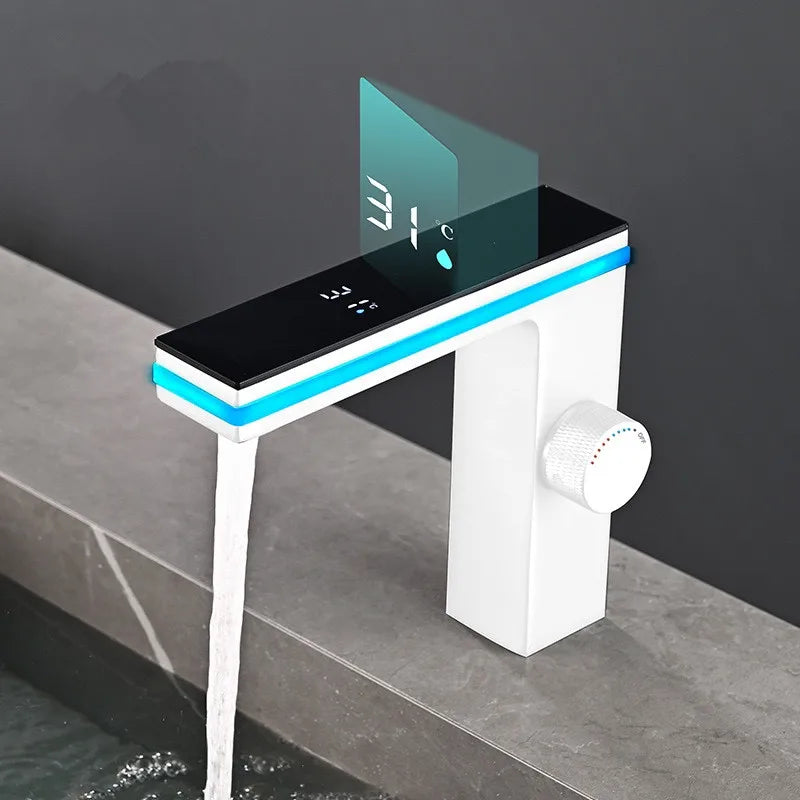 Intelligent LED Bathroom Faucet with Digital Display