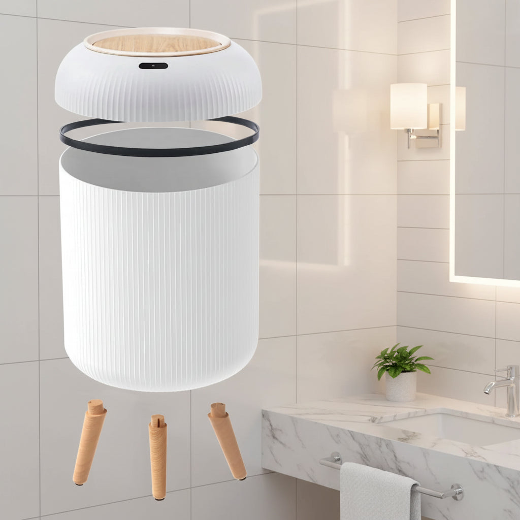 Bathroom Trash Can With Motion Sensor