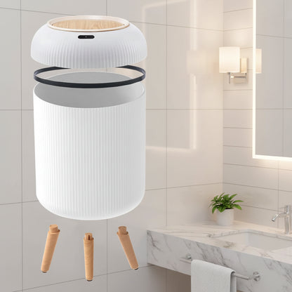 Bathroom Trash Can With Motion Sensor